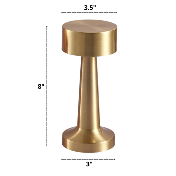 USB rechargeable dining lamp dimensions