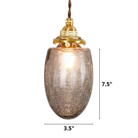 oval pendant light dimensions