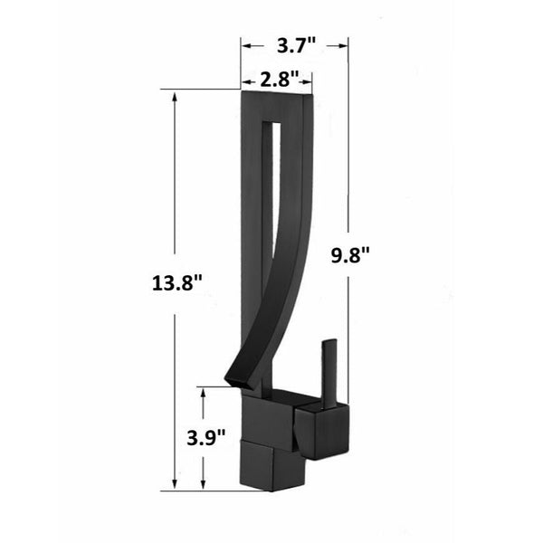 theo modern bathroom faucet dimensions