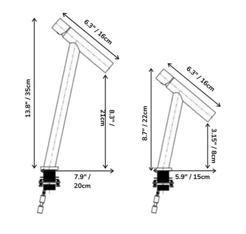 Twila Modern Single Handle Bathroom Faucet Dimensions